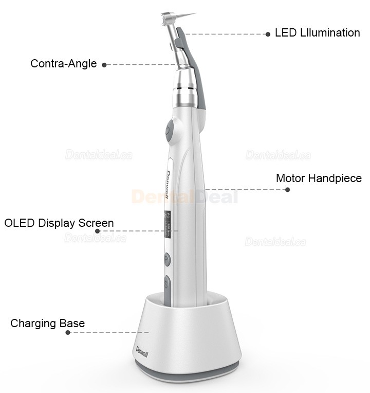 Beyond Endowell-3 Cordless Endo Motor Endo Handpiece 16:1 with Light and Reciprocating